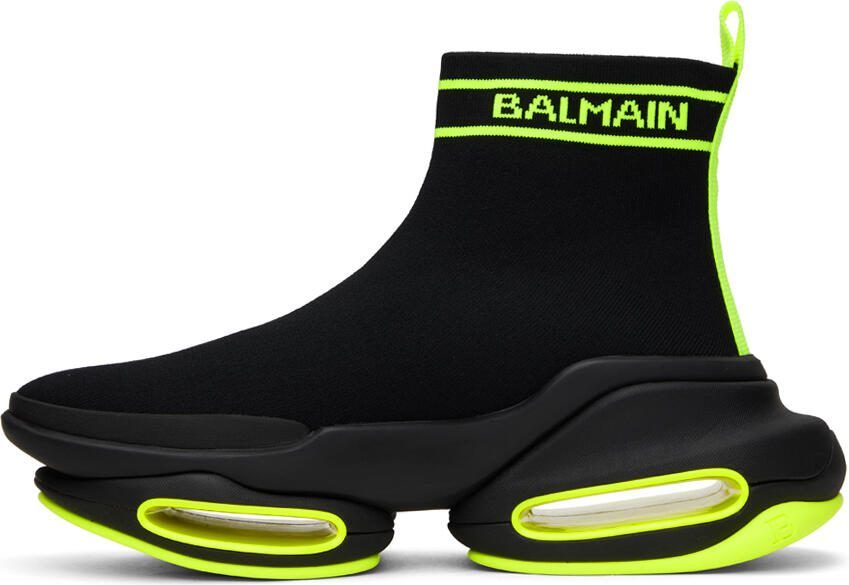 Balmain Black B-Bold Sneakers - Picture 3