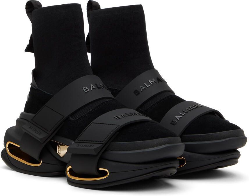 Balmain Black B-Bold Sneakers - Picture 2
