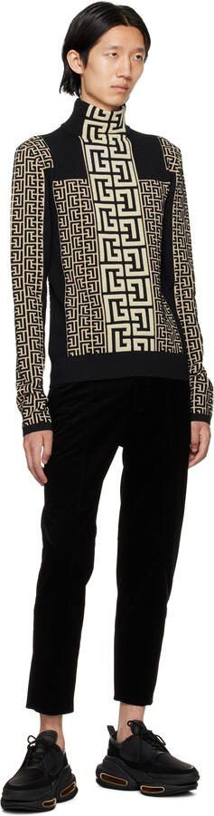 Balmain Black B-Bold Sneakers - Picture 4