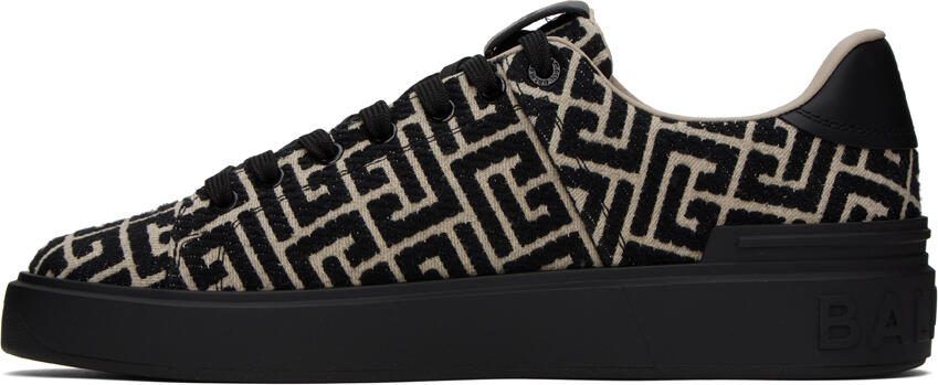 Balmain Black B-Court Sneakers - Picture 3