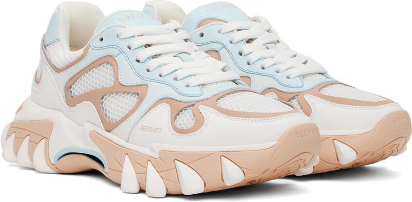 Balmain Blue  White B-East Sneakers - Picture 2