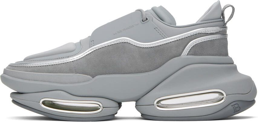Balmain B-Bold chunky sneakers Grey - Picture 3