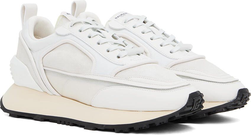 Balmain Off-White B-Court Sneakers - Picture 2