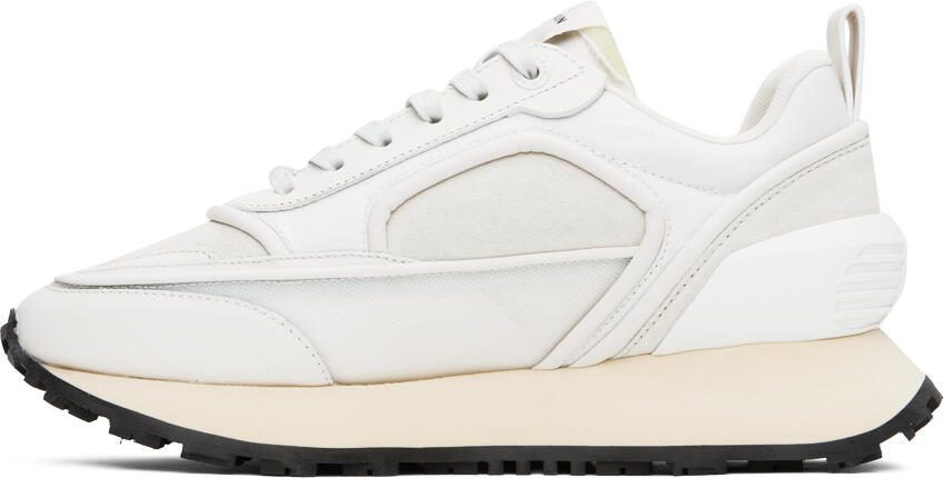 Balmain White Racer Sneakers - Picture 3
