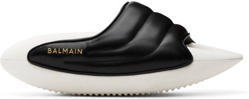 Balmain Black  White B-IT Sandals - Picture 2