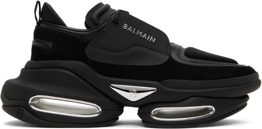 Balmain Black B-Bold Low-Top Sneakers - Picture 5