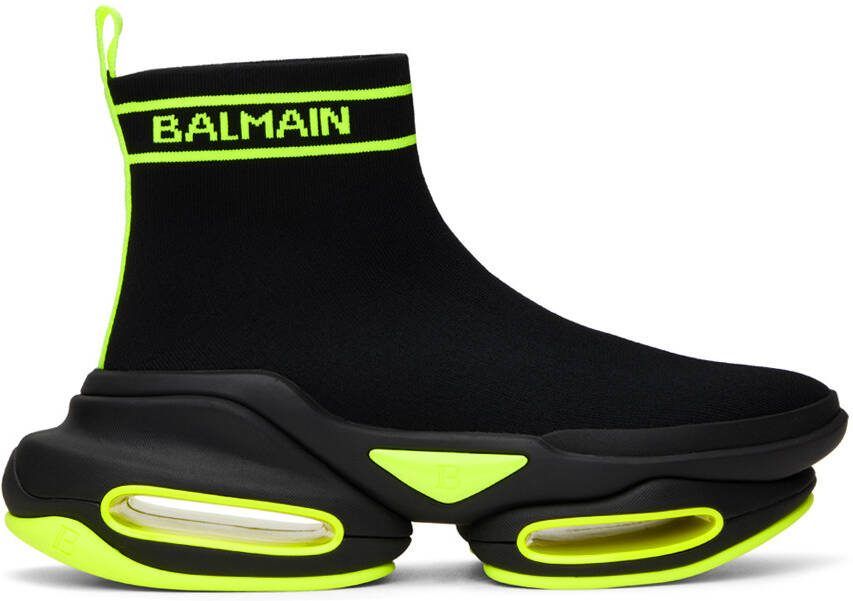 Balmain Black B-Bold Sneakers - Picture 5