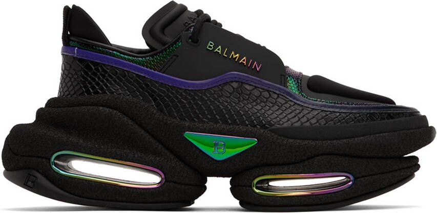 Balmain Black B-Bold Sneakers - Picture 5
