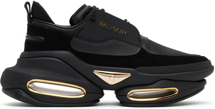 Balmain Black B-Bold Sneakers - Picture 2
