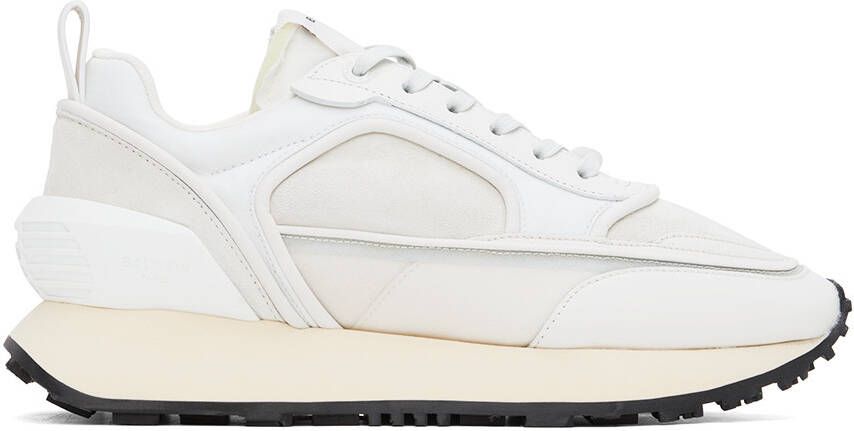Balmain Off-White B-Court Sneakers - Picture 5