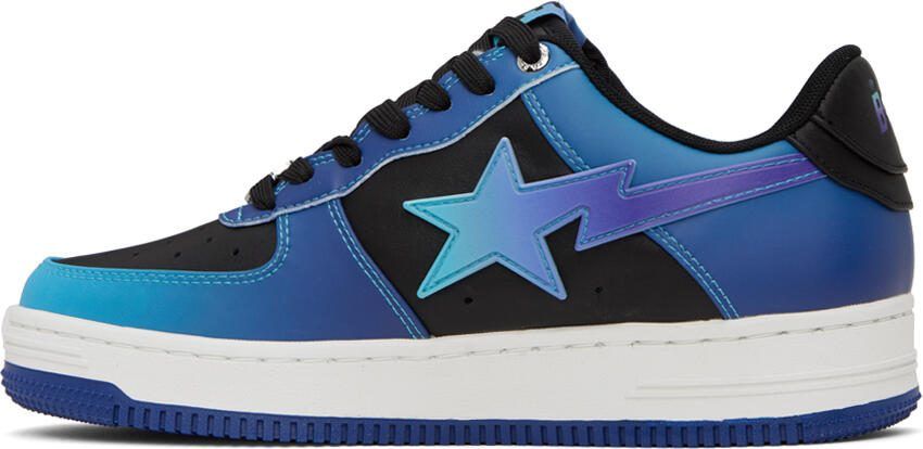 BAPE Blue  Black STA #7 M2 Sneakers - Picture 3