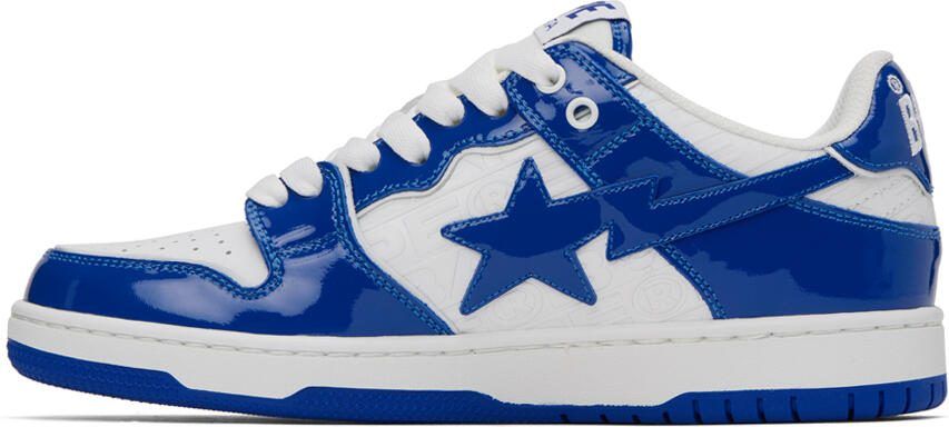 BAPE Blue  White SK8 STA #5 Sneakers - Picture 2