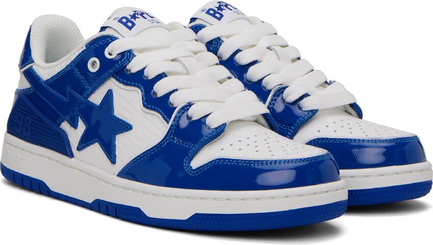 BAPE Blue  White SK8 STA #5 Sneakers