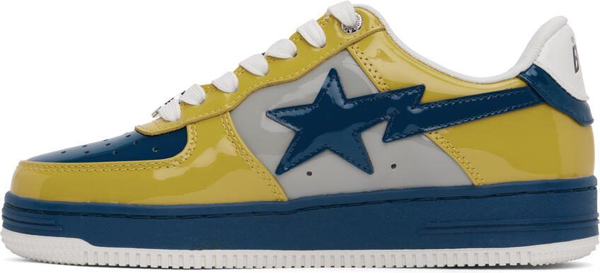 BAPE Blue  Yellow Sta #2 Sneakers - Picture 4