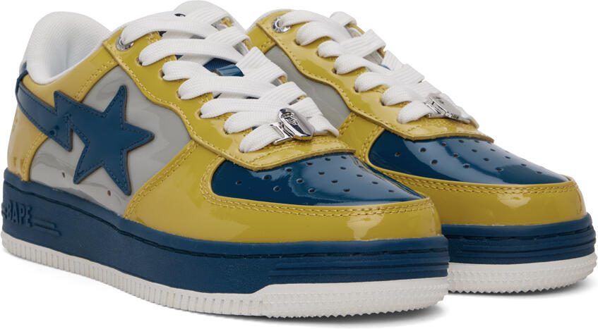BAPE Blue  Yellow Sta #2 Sneakers - Picture 2