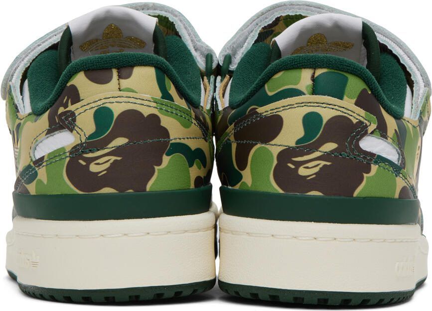 BAPE Blue  White adidas Edition Forum 84 Low Sneakers