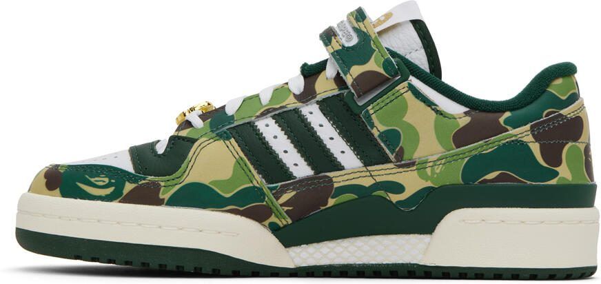 BAPE Blue  White adidas Edition Forum 84 Low Sneakers - Picture 5