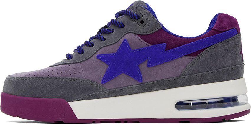 BAPE Blue  Gray Road Sta #1 M2 Sneakers - Picture 3