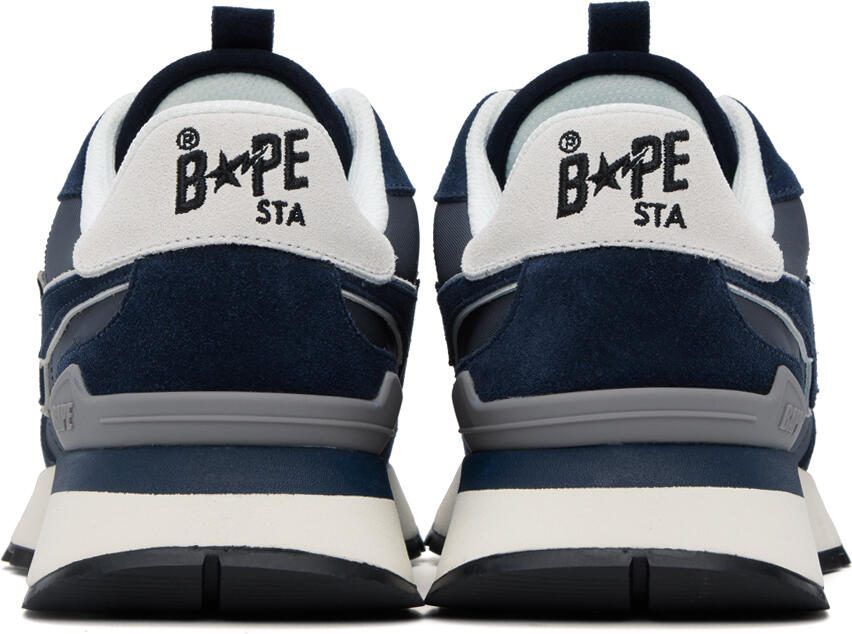 BAPE Navy  Gray Road Sta Express Sneakers