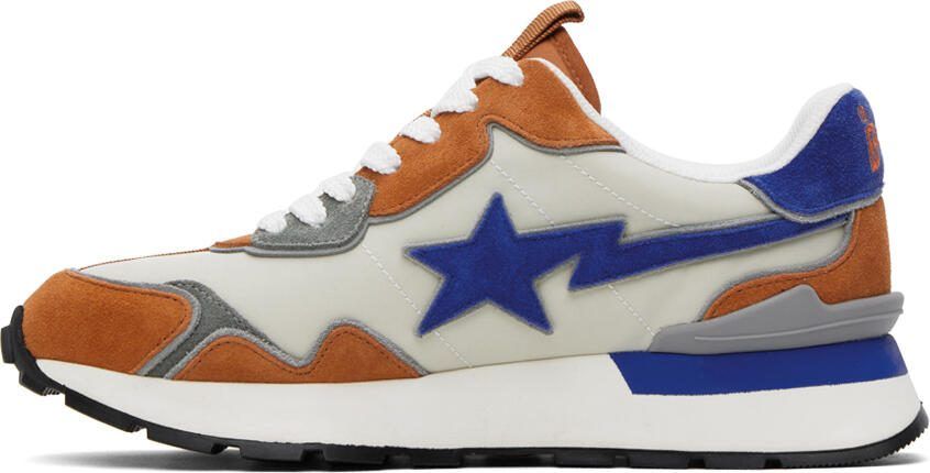 BAPE Orange  Blue Road STA Express Sneakers - Picture 3