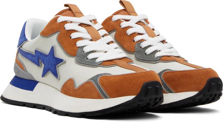 BAPE Orange  Blue Road STA Express Sneakers - Picture 2