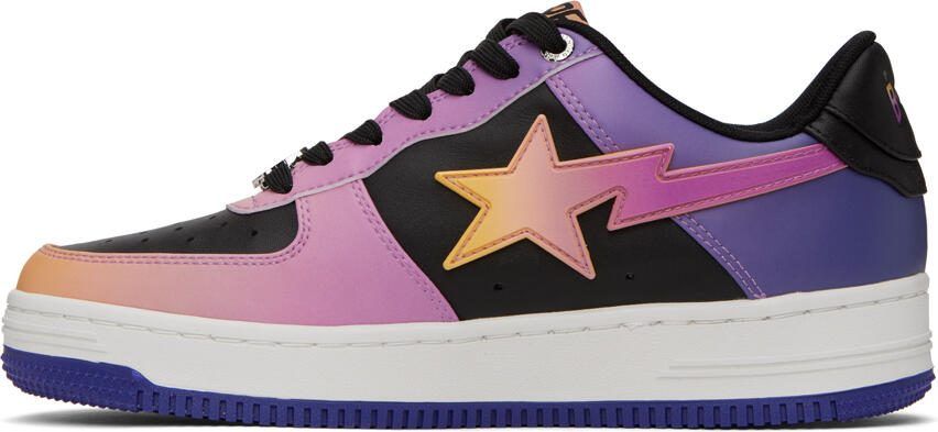 BAPE Purple  Black STA #7 M2 Sneakers - Picture 3