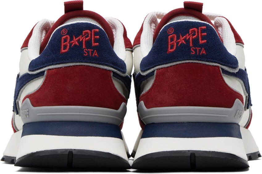 BAPE Red  Navy Road STA Express Sneakers