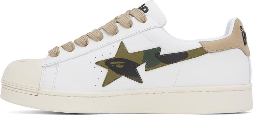 BAPE White Skull Sta M1 Sneakers - Picture 3