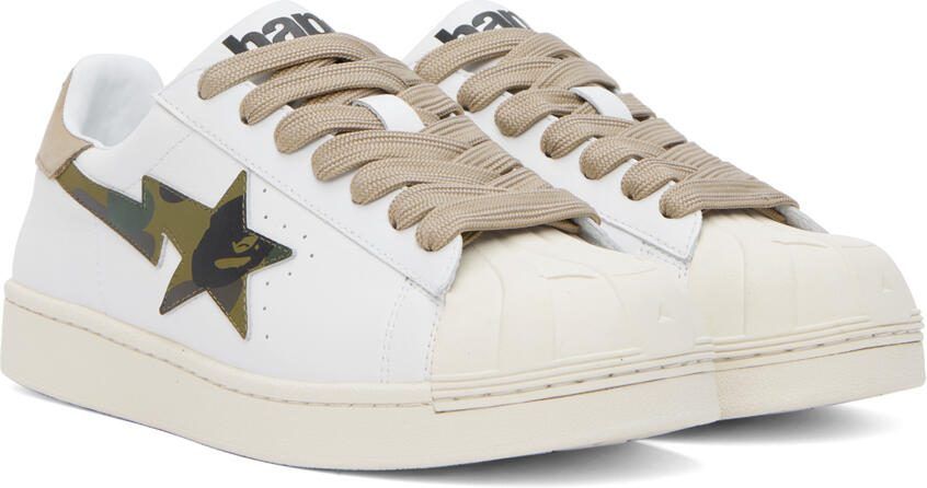 BAPE White Skull Sta M1 Sneakers - Picture 2