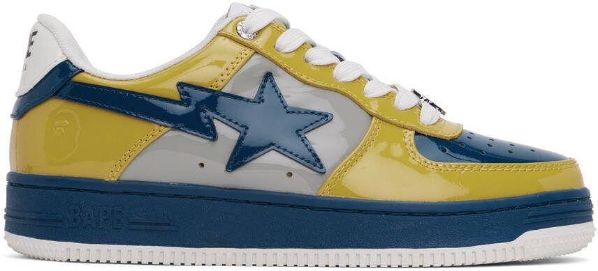 BAPE Blue  Yellow Sta #2 Sneakers - Picture 3