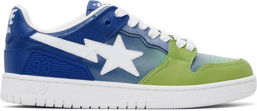 BAPE Blue SK8 STA #1 Sneakers - Picture 5
