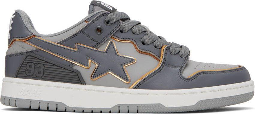 BAPE White SK8 STA #3 Sneakers - Picture 10