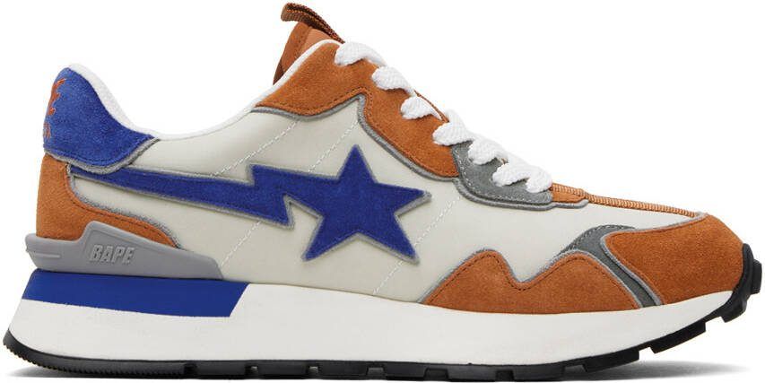 BAPE Orange  Blue Road STA Express Sneakers - Picture 5
