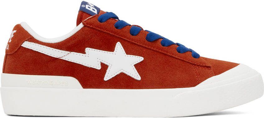 BAPE Red  Blue Mad Sta #1 Sneakers - Picture 5