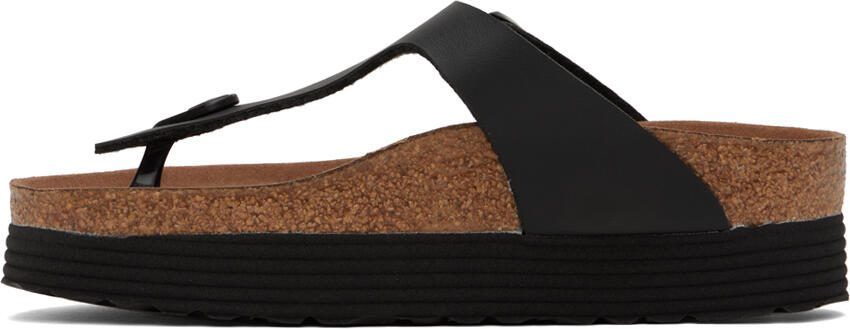 Birkenstock Black Papillio Gizeh Platform Sandals - Picture 3