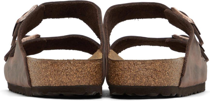 Birkenstock Brown Regular Arizona Soft Footbed Sandals - Picture 2