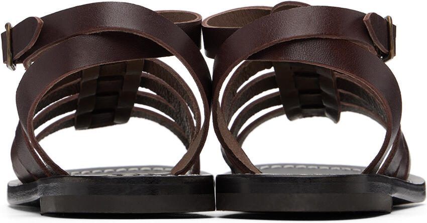 Bonpoint Kids Brown Frama Sandals