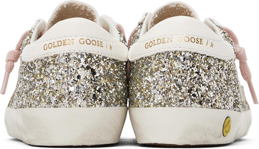 Bonpoint Kids Silver  White Golden Goose Edition Golstar Sneakers