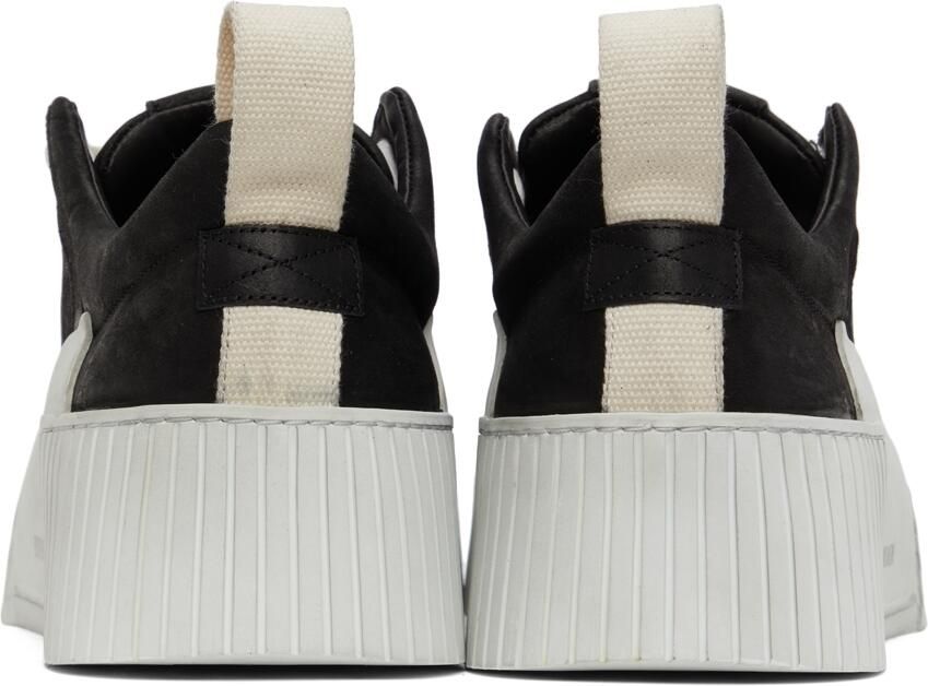 Boris Bidjan Saberi Black  Off-White Suede Bamba 2.1 Sneakers - Picture 2