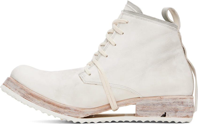 Boris Bidjan Saberi Gray 'Boot4' Boots - Picture 3