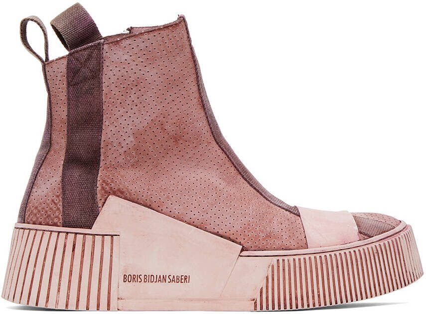 Boris Bidjan Saberi Pink Bamba 3.2 Sneakers - Picture 5