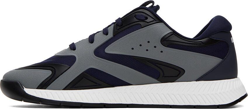 BOSS Navy  Gray Thermo-Bonded Sneakers - Picture 3