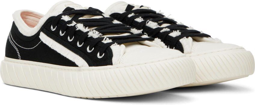 Both Black  Off-White Formula Sneakers - Picture 2