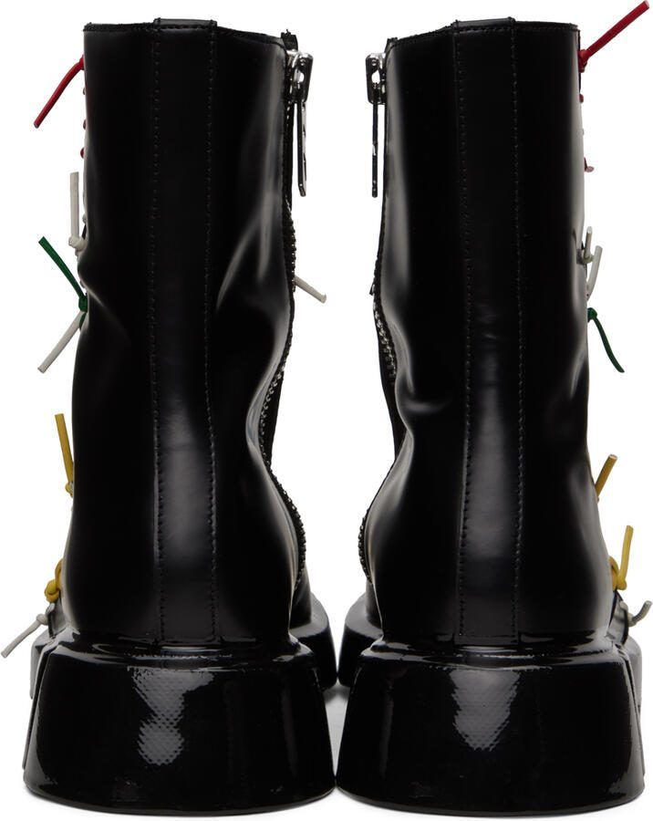 Both Black Gang Boots