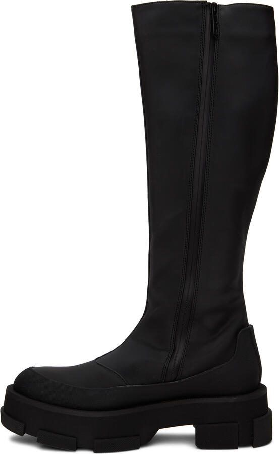 Both Black Gao Platform Chelsea Boots