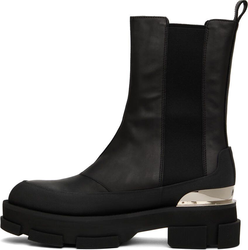 Both Black Gao Mary Jane Platform Loafers - Picture 3