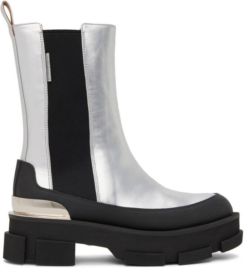 Both Black Gao Mary Jane Platform Loafers - Picture 4