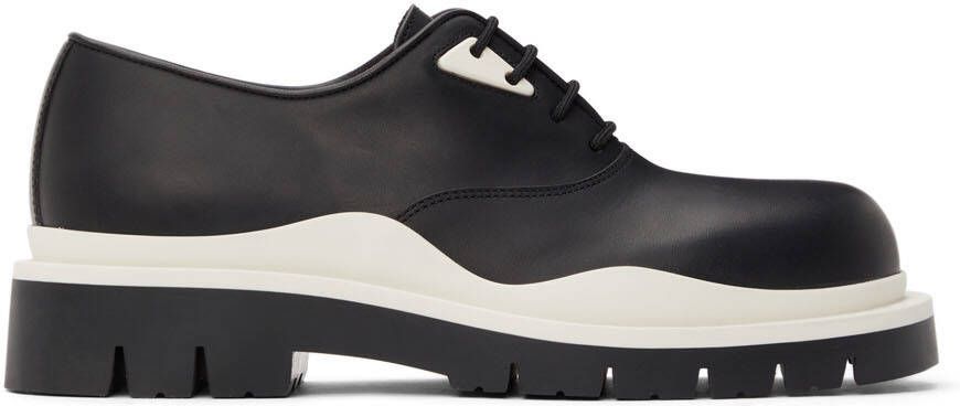 Bottega Veneta Black  White Tire Derbys - Picture 5