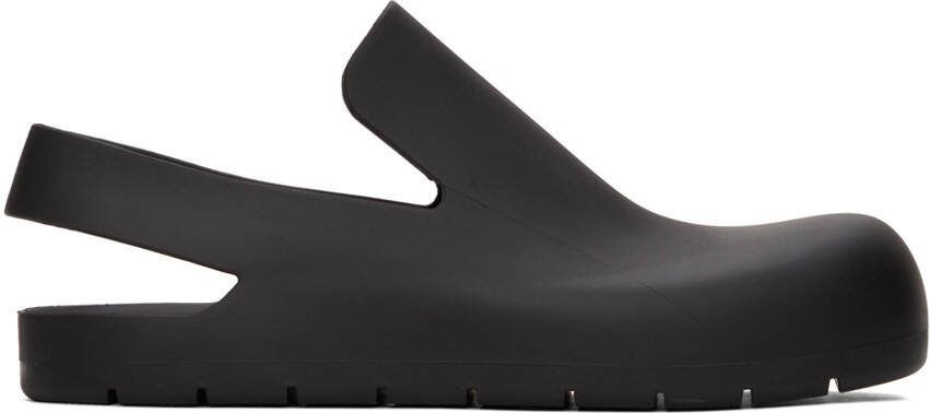 Bottega Veneta Black Rubber Puddle Loafers - Picture 3