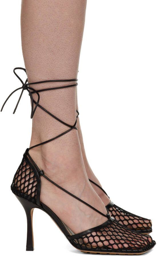 Bottega Veneta Black Stretch Heels - Picture 5